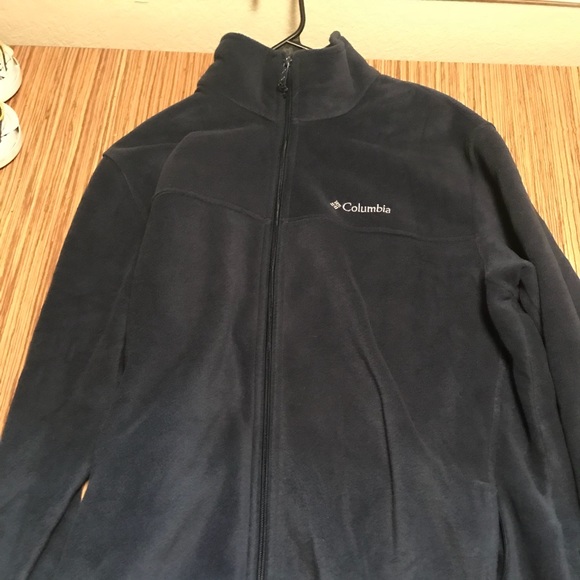 Blue Columbia XL Fleece Zip Up Jacket - Picture 1 of 7